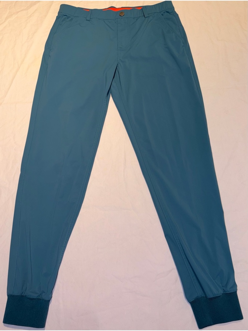 REDVANLY Men's Halliday Pull-On Golf Joggers Size Medium In Blue